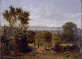 Veduta di Jesmond, Newcastle upon Tyne, c.1845